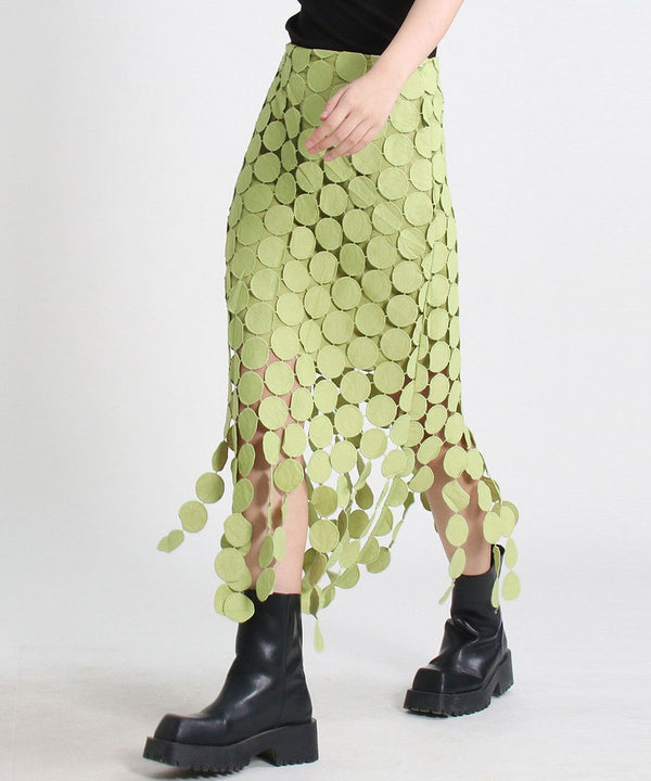Dot Tassel Skirt